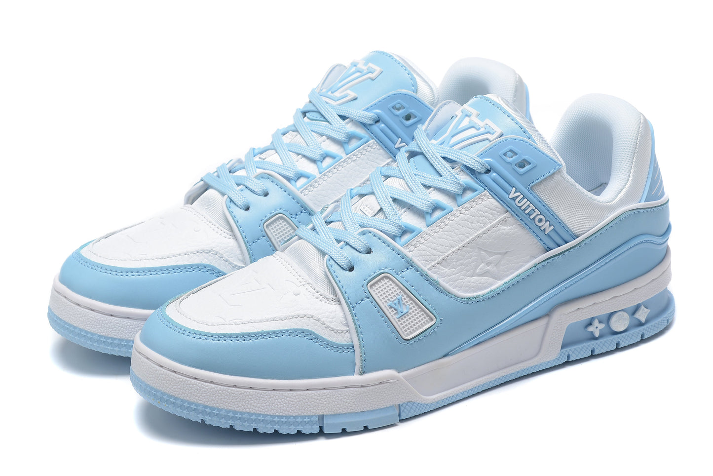 LV TRAINER SNEAKER LIGHT BLUE